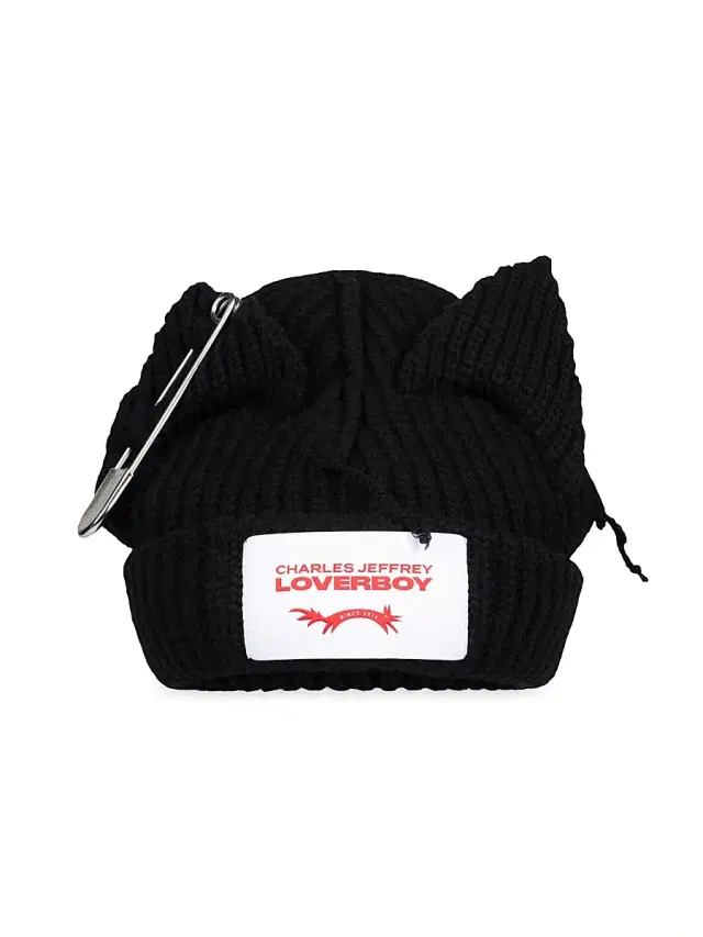 Men's Clash Of Clans x  Chunky Punk Ears Beanie - Black