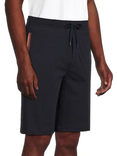 Paul Smith Men's Jersey Cotton Shorts - Inky Blue | Thumbnail 4 Paul Smith Men's Jersey Cotton Shorts - Inky Blue | Thumbnail 4