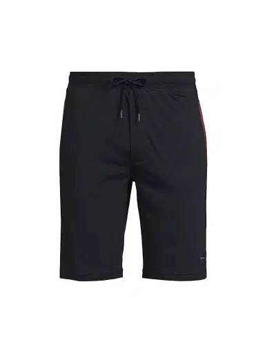 Paul Smith Men's Jersey Cotton Shorts - Inky Blue | Thumbnail 1 Paul Smith Men's Jersey Cotton Shorts - Inky Blue | Thumbnail 1