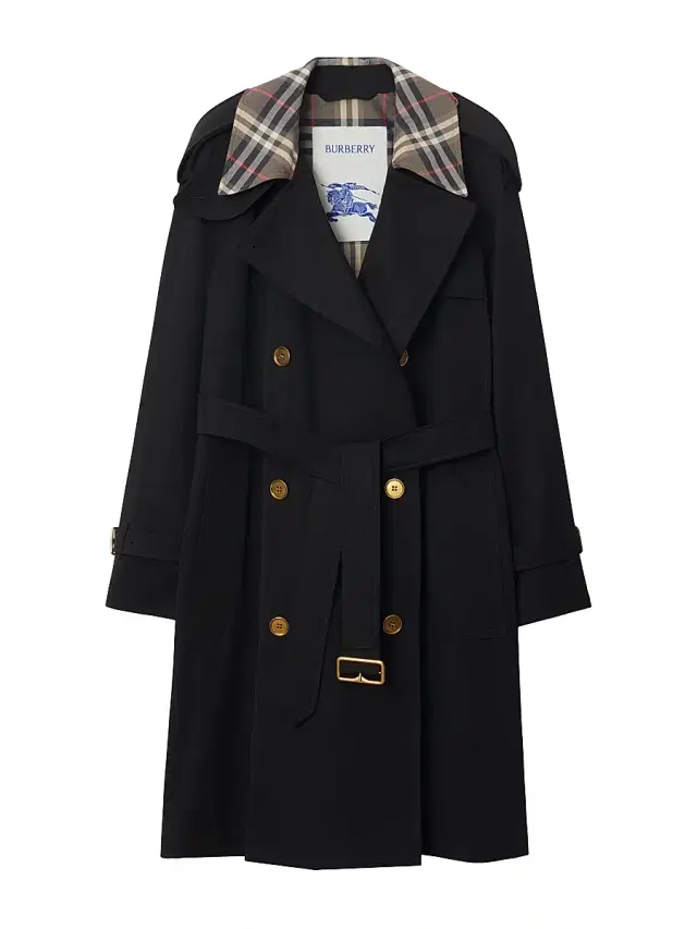 Women's Castleford Check Trench Coat - Estate