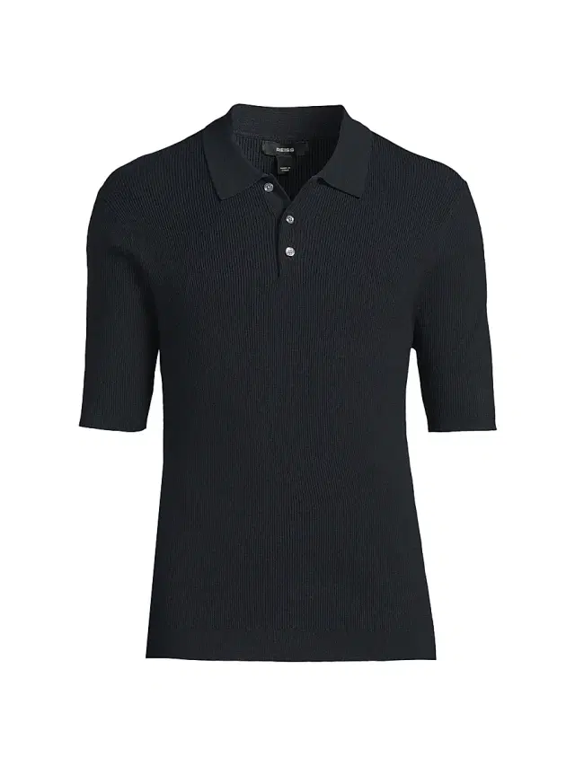 Reiss Men's Henley Polo Shirt