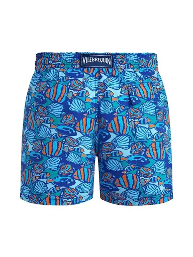 Vilebrequin Men's Fishy Vibes Printed Swim Shorts - Marrakech - Size Large | Thumbnail 2 Vilebrequin Men's Fishy Vibes Printed Swim Shorts - Marrakech - Size Large | Thumbnail 2