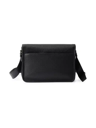 Prada Men's Leather Shoulder Bag - Black | Thumbnail 4