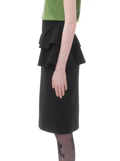 Valentino Garavani Women's Crepe Couture Midi Skirt - Black - Size 2 | Thumbnail 4 Valentino Garavani Women's Crepe Couture Midi Skirt - Black - Size 2 | Thumbnail 4