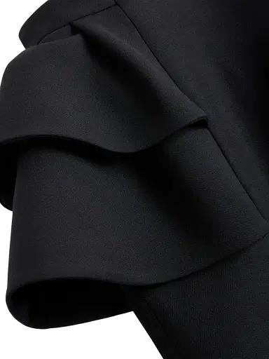 Valentino Garavani Women's Crepe Couture Midi Skirt - Black - Size 2 | Thumbnail 5 Valentino Garavani Women's Crepe Couture Midi Skirt - Black - Size 2 | Thumbnail 5
