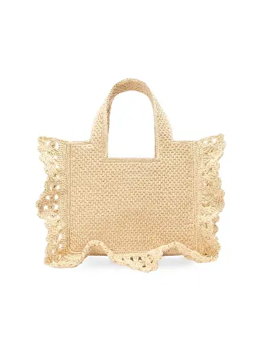 Loewe Women's x Paula's Ibiza Font Raffia Tote Bag | Thumbnail 6 Loewe Women's x Paula's Ibiza Font Raffia Tote Bag | Thumbnail 6