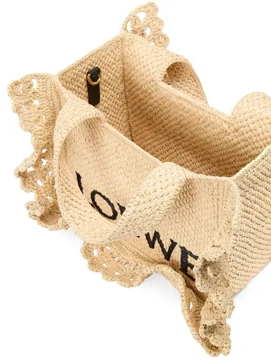 Loewe Women's x Paula's Ibiza Font Raffia Tote Bag | Thumbnail 8 Loewe Women's x Paula's Ibiza Font Raffia Tote Bag | Thumbnail 8