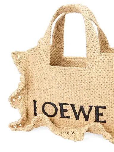 Loewe Women's x Paula's Ibiza Font Raffia Tote Bag | Thumbnail 9 Loewe Women's x Paula's Ibiza Font Raffia Tote Bag | Thumbnail 9
