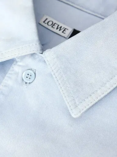Loewe Men's x Paula's Ibiza Monogram Short-Sleeve Shirt - Sky Blue - Size 30 | Thumbnail 6 Loewe Men's x Paula's Ibiza Monogram Short-Sleeve Shirt - Sky Blue - Size 30 | Thumbnail 6