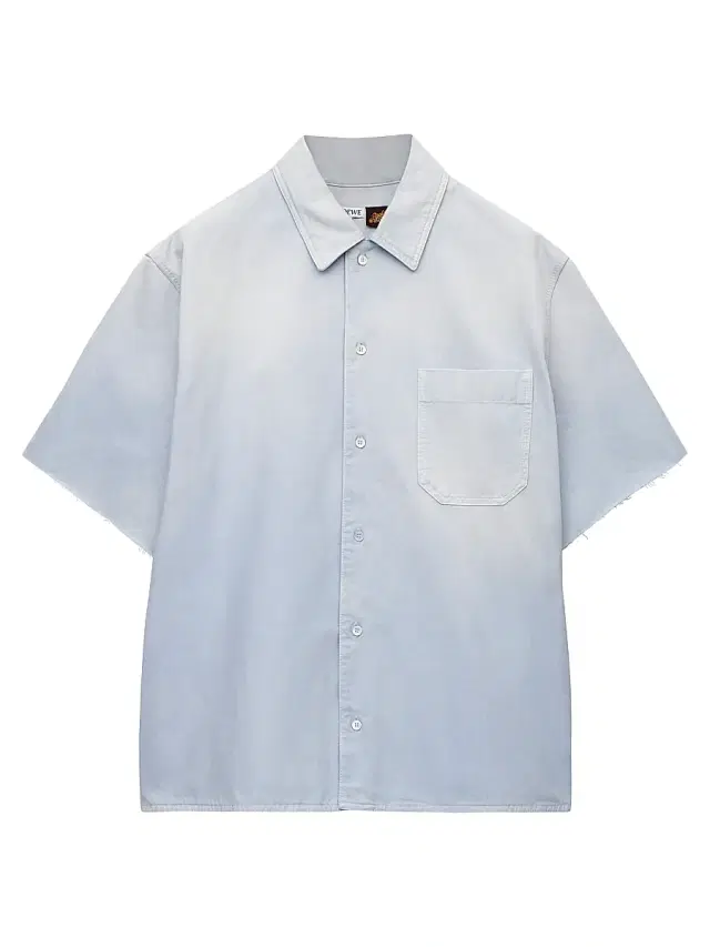 LOEWE Men's  x Paula's Ibiza Monogram Short-Sleeve Shirt - Sky Blue