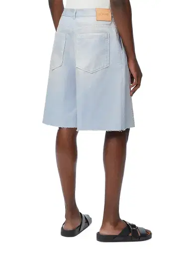 LOEWE Men's x Paula's Ibiza Monogram Shorts - Sky Blue | Thumbnail 4