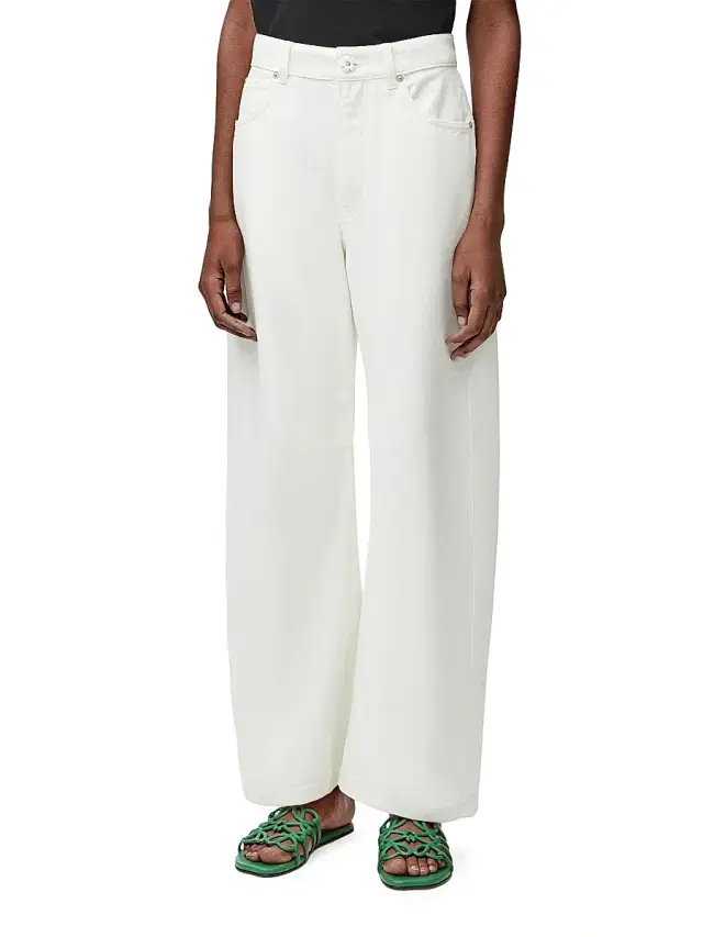 Women's  x Paula's Ibiza Barrel-Leg Jeans - White