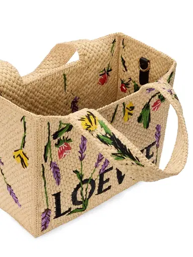 LOEWE Women's x Paula's Ibiza Font Floral Raffia Tote Bag - Natural | Thumbnail 6 LOEWE Women's x Paula's Ibiza Font Floral Raffia Tote Bag - Natural | Thumbnail 6