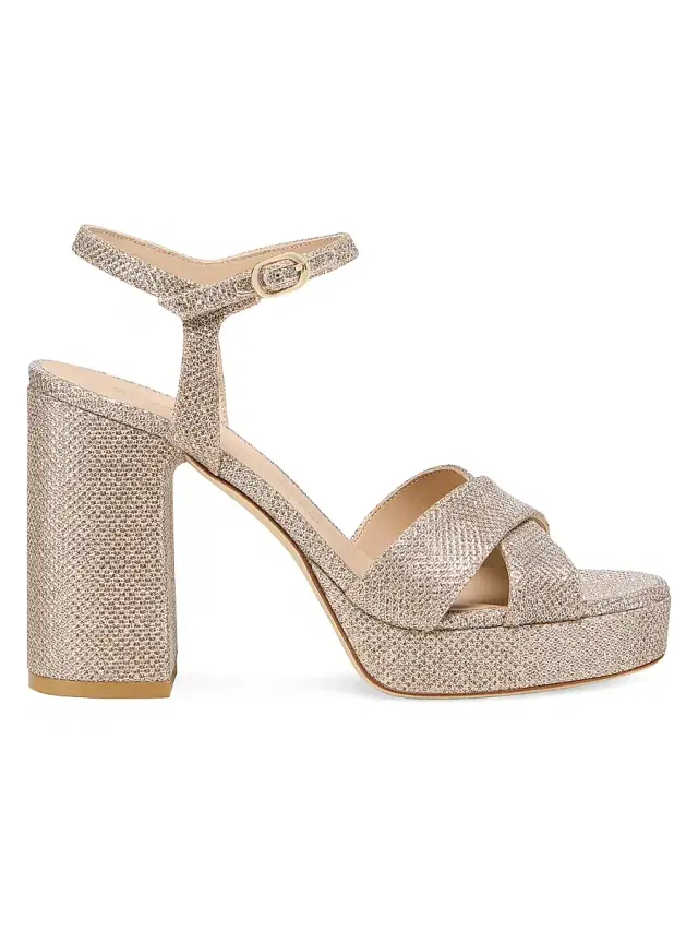 Stuart Weitzman Women's Dayna 90MM Platform Sandals - Poudre