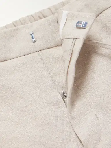 MR P. James Straight-Leg Linen Drawstring Trousers - Men | Thumbnail 6 MR P. James Straight-Leg Linen Drawstring Trousers - Men | Thumbnail 6
