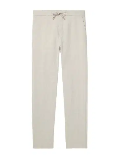 MR P. James Straight-Leg Linen Drawstring Trousers - Men | Thumbnail 1 MR P. James Straight-Leg Linen Drawstring Trousers - Men | Thumbnail 1