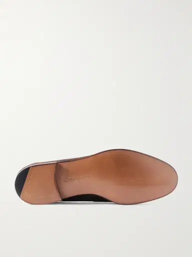Edward Green Piccadilly Suede Penny Loafers - Men | Thumbnail 3