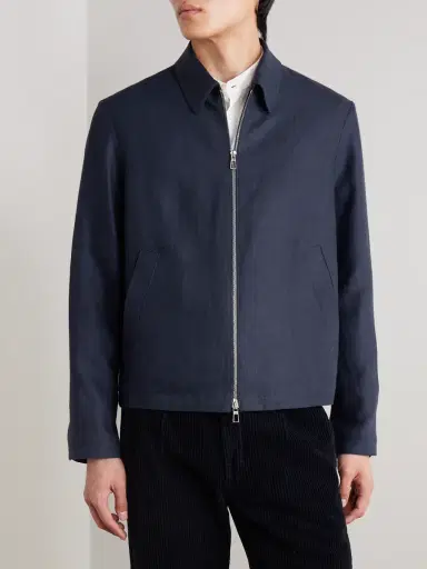 Loro Piana Maurin Linen-Twill Blouson Jacket - Men | Thumbnail 3 Loro Piana Maurin Linen-Twill Blouson Jacket - Men | Thumbnail 3