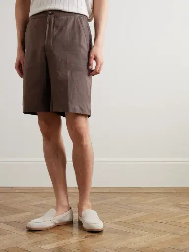 Loro Piana Straight-Leg Linen Shorts - Men | Thumbnail 3 Loro Piana Straight-Leg Linen Shorts - Men | Thumbnail 3