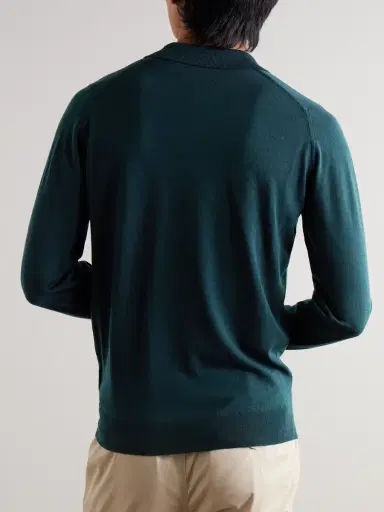 John Smedley Belper Slim-Fit Merino Wool Polo Shirt - Men | Thumbnail 4 John Smedley Belper Slim-Fit Merino Wool Polo Shirt - Men | Thumbnail 4