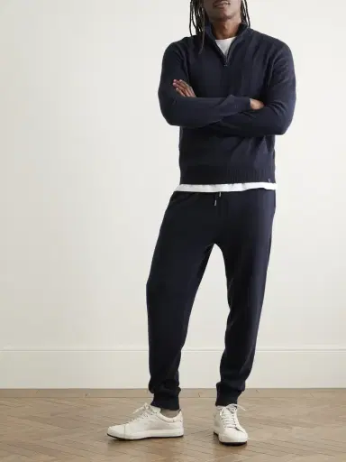 Derek Rose Finley Tapered Cashmere Sweatpants - Men | Thumbnail 2