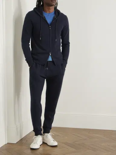 Derek Rose Finley Cashmere Zip-Up Hoodie - Men | Thumbnail 2 Derek Rose Finley Cashmere Zip-Up Hoodie - Men | Thumbnail 2