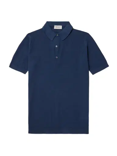 John Smedley Roth Slim-Fit Sea Island Cotton-Piqué Polo Shirt - Men | Thumbnail 1