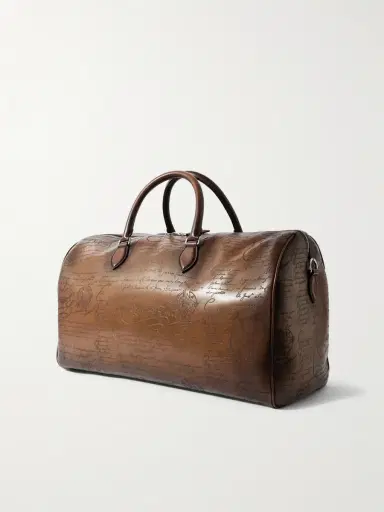 Berluti Jour Off Scritto Venezia Leather Weekend Bag - Men | Thumbnail 3 Berluti Jour Off Scritto Venezia Leather Weekend Bag - Men | Thumbnail 3