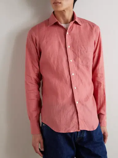 Drake's Linen Shirt - Men | Thumbnail 3
