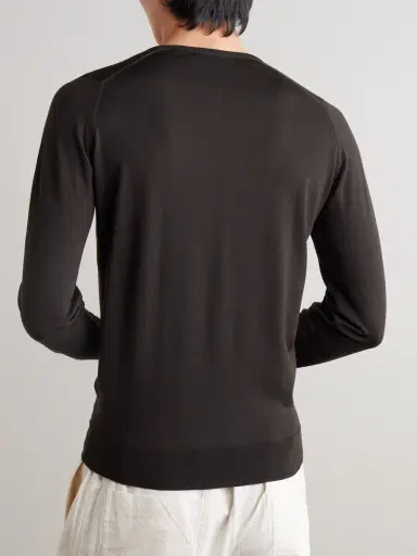 John Smedley Lundy Slim-Fit Merino Wool Sweater - Men | Thumbnail 3 John Smedley Lundy Slim-Fit Merino Wool Sweater - Men | Thumbnail 3