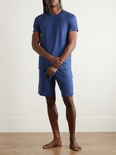 Derek Rose Basel Stretch-Micro Modal Jersey Pyjama Shorts - Men | Thumbnail 2 Derek Rose Basel Stretch-Micro Modal Jersey Pyjama Shorts - Men | Thumbnail 2