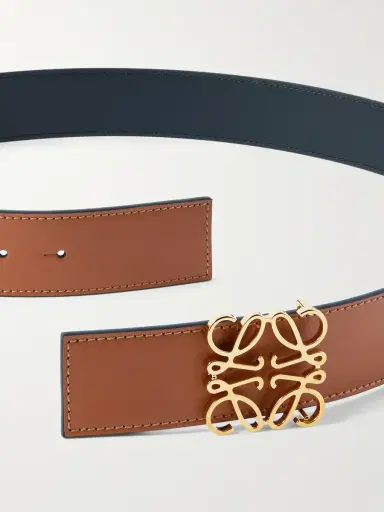 Loewe 4cm Anagram Reversible Leather Belt - Men | Thumbnail 2 Loewe 4cm Anagram Reversible Leather Belt - Men | Thumbnail 2