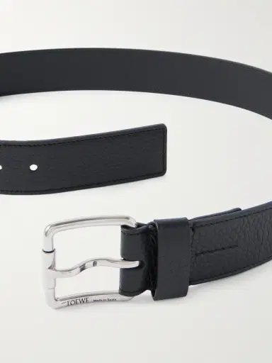 Loewe 4cm Roller Curve Full-Grain Leather Belt - Men | Thumbnail 2 Loewe 4cm Roller Curve Full-Grain Leather Belt - Men | Thumbnail 2