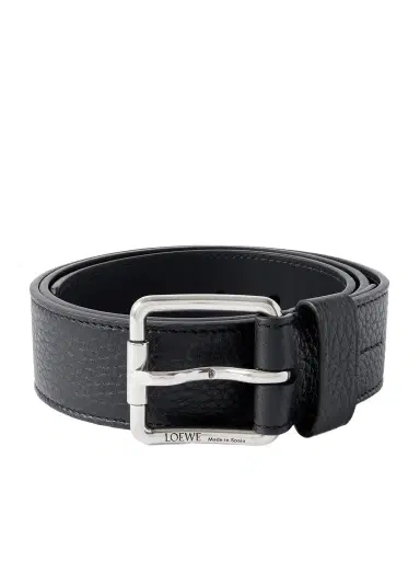 Loewe 4cm Roller Curve Full-Grain Leather Belt - Men | Thumbnail 1 Loewe 4cm Roller Curve Full-Grain Leather Belt - Men | Thumbnail 1