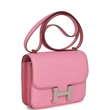 HERMÈS Hermes Constance 18 Bubblegum 5P Epsom Palladium Hardware | Thumbnail 2 HERMÈS Hermes Constance 18 Bubblegum 5P Epsom Palladium Hardware | Thumbnail 2