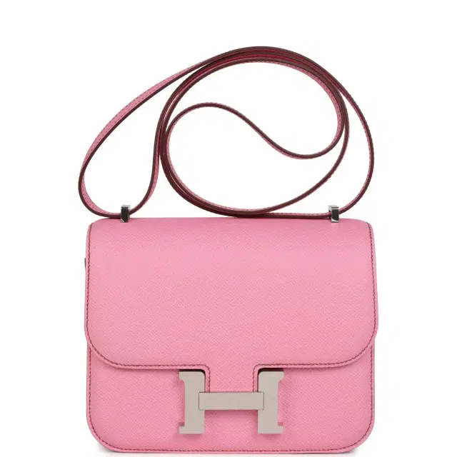 hermes Hermes Constance 18 Bubblegum 5P Epsom Palladium Hardware