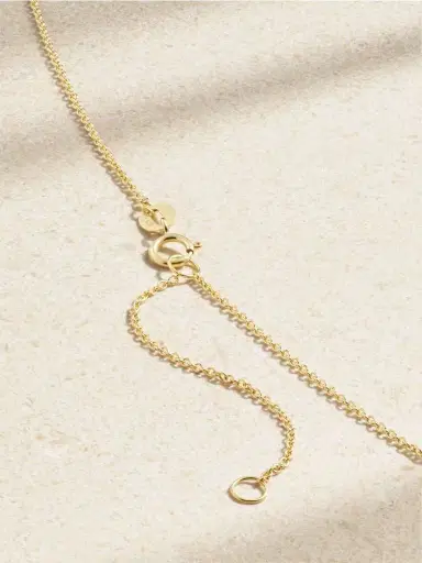 STONE AND STRAND Flower Child 14-karat Gold Chrome Diopside Necklace | Thumbnail 3 STONE AND STRAND Flower Child 14-karat Gold Chrome Diopside Necklace | Thumbnail 3