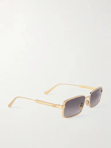 DIOR Eyewear Diorcannage S2u Rectangular-frame Gold-tone Sunglasses | Thumbnail 3