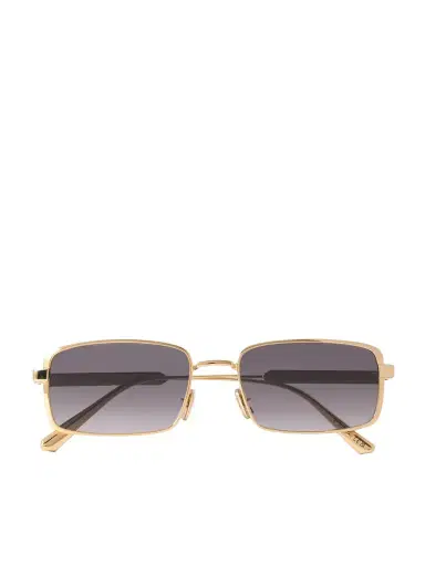 DIOR Eyewear Diorcannage S2u Rectangular-frame Gold-tone Sunglasses | Thumbnail 1