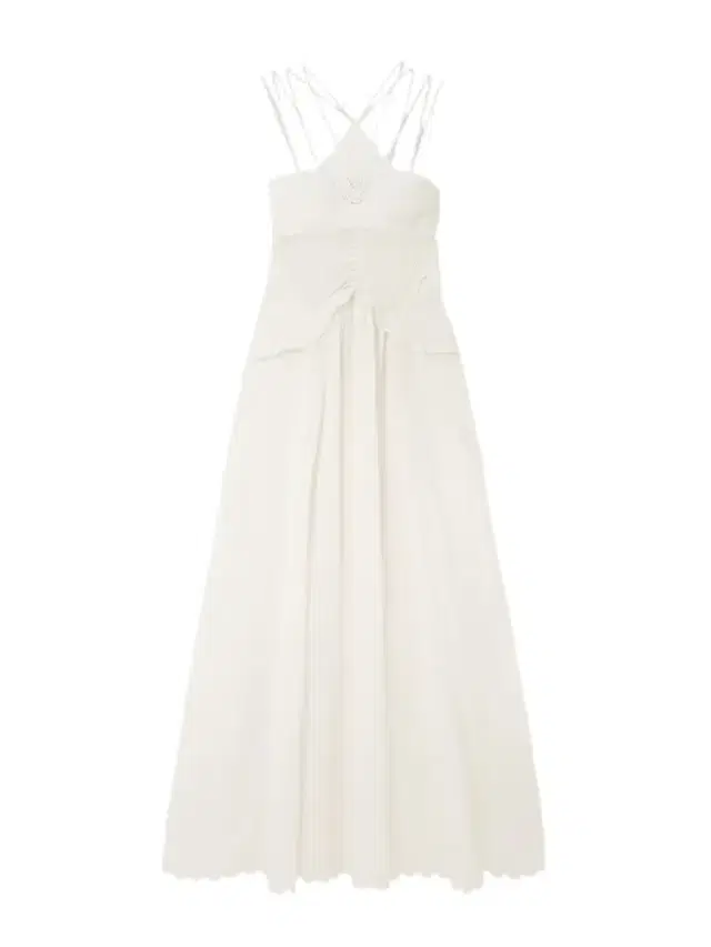 Lindy Lace-trimmed Embroidered Ramie Maxi Dress