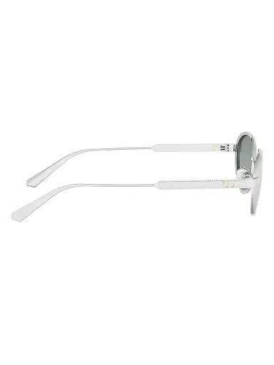 Dior Women's DiorCannage R1U 53MM Oval Sunglasses - Silver Blue | Thumbnail 7