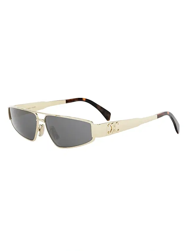 CELINE Women's Triomphe 59MM Geometric Sunglasses - Gold Grey