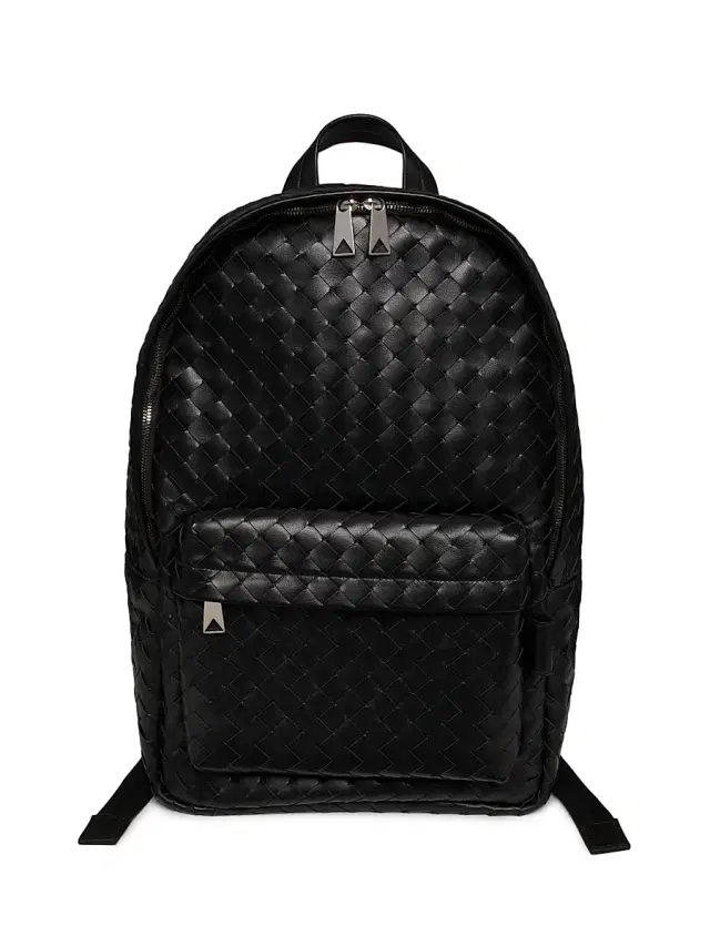 Men's Intrecciato Leather Backpack Men's Intrecciato Leather Backpack