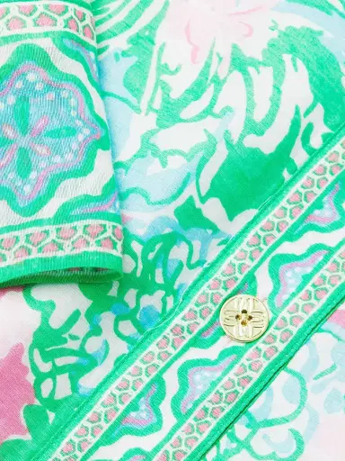 Lilly Pulitzer Women's Daphnie Plumes in Bloom Tunic Dress - Size 6 | Thumbnail 6
