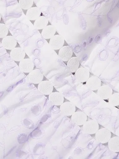 Lilly Pulitzer Women's Tiah Eyelet Midi-Dress - Hyacinth - Size 14 | Thumbnail 6 Lilly Pulitzer Women's Tiah Eyelet Midi-Dress - Hyacinth - Size 14 | Thumbnail 6