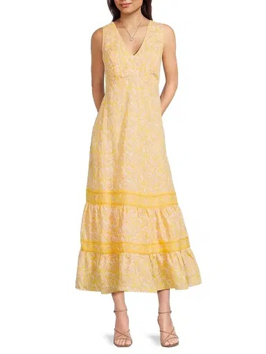 Lilly Pulitzer Women's Avlyn Honeycomb Maxi Dress | Thumbnail 2