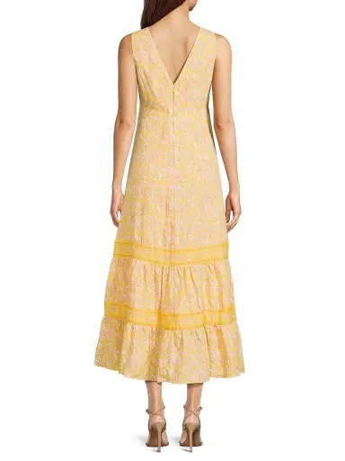 Lilly Pulitzer Women's Avlyn Honeycomb Maxi Dress | Thumbnail 5
