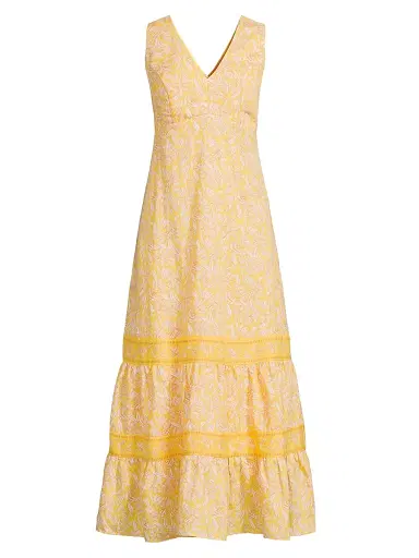Lilly Pulitzer Women's Avlyn Honeycomb Maxi Dress | Thumbnail 1