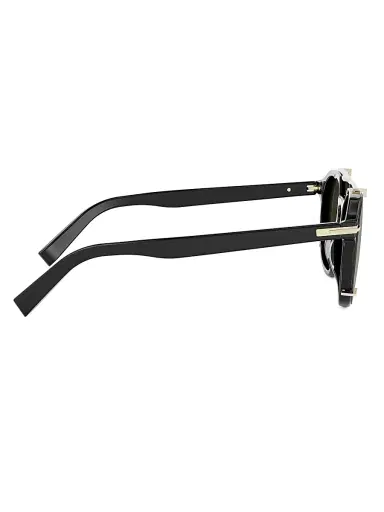 Dior Men's Diorblacksuit RI 56MM Round Sunglasses - Black Green | Thumbnail 7