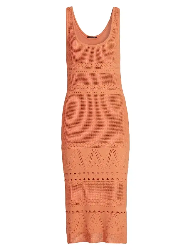 Kobi Halperin Women's Emerson Knit Midi-Dress - Coral